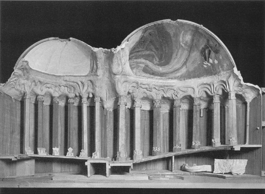 Figure 9: Cutaway Model of the First Goetheanum