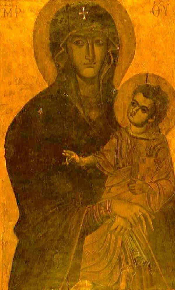 Madonna with the child, Madonna of snow.
