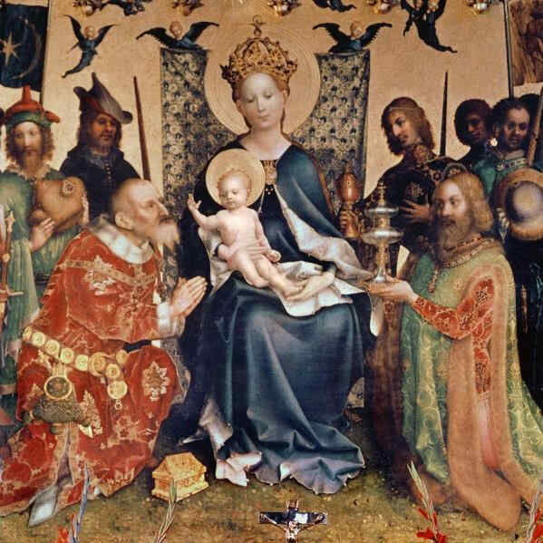 Adoration of the Magi - detail