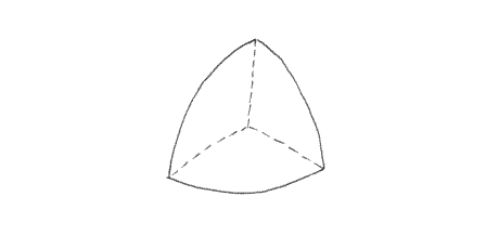 rounded tetrahedron